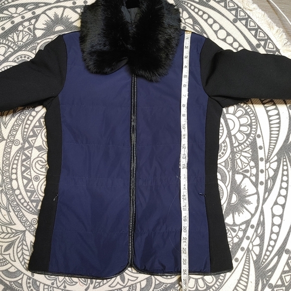 THEORY Joanah Down Fur Trim Jacket S - Picture 14 of 15